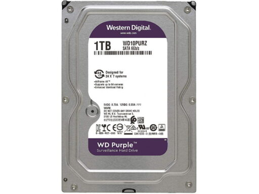 هارد 3.5 اینچی وسترن بنفش 1 ترابایت hdd wd purple 1tb