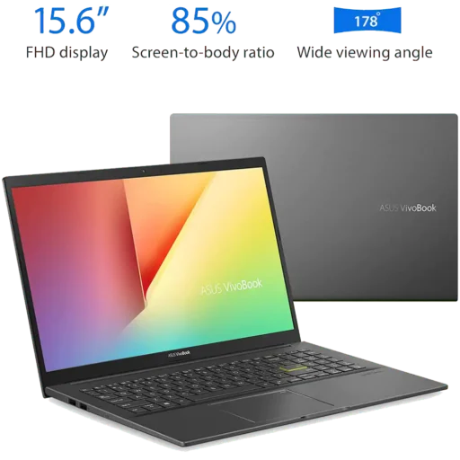 لپ تاپ ایسوس ASUS VIVOBOOK K513eq i7-1165G7 16GB RAM 512GB SSD MX350 OLED