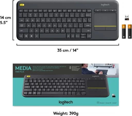 کیبرد بی سیم لاجیتک Logitech K400