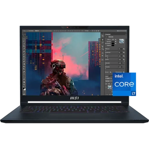 لپ تاپ گیمینگ 14.2 اینچ ام اس آی Stealth14 Studio A13VF i7 13700H 16GB 1TB RTX4060 8GB